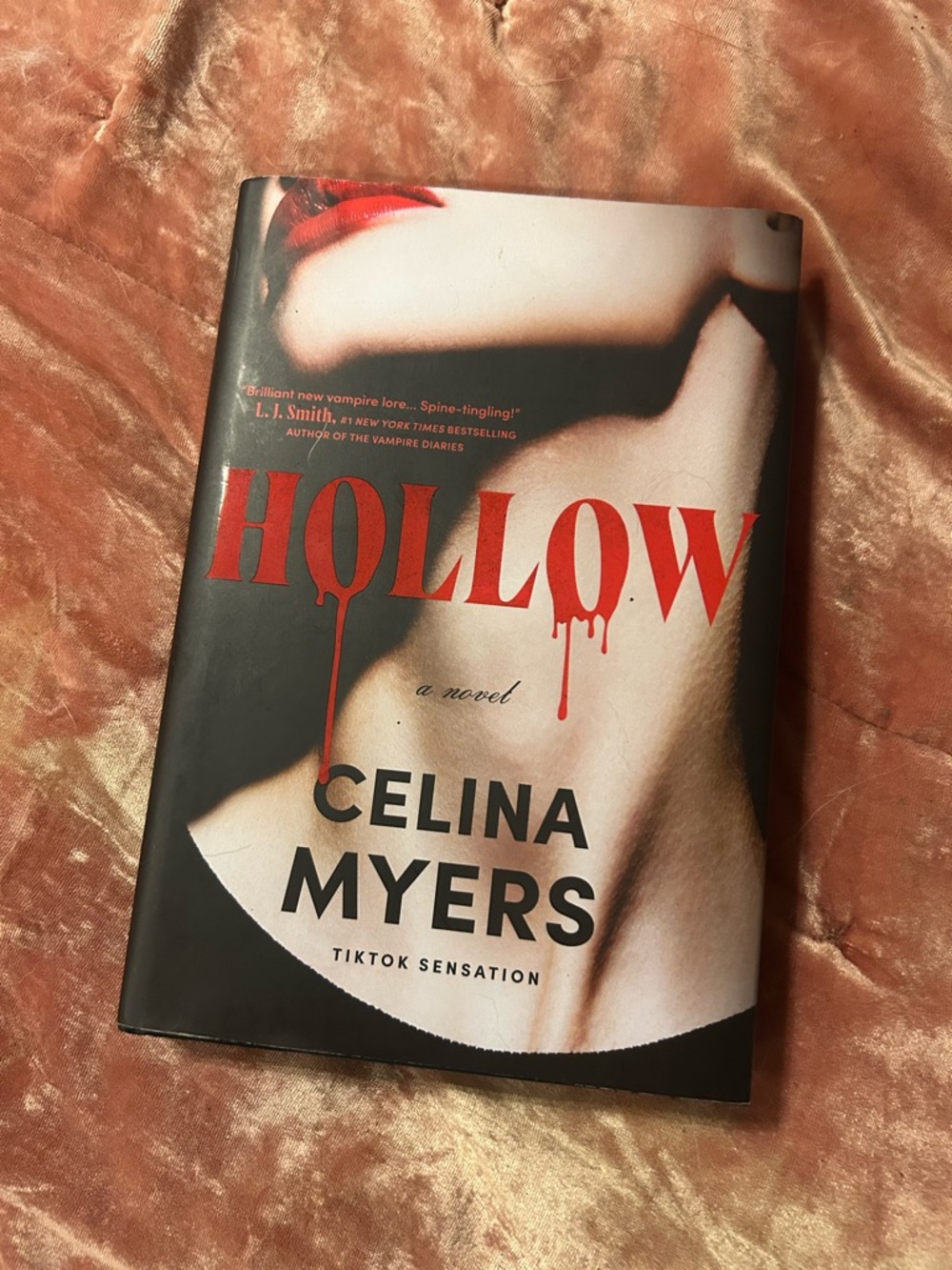 Hollow by Celina Myers - Red & Black Hardcover Novel